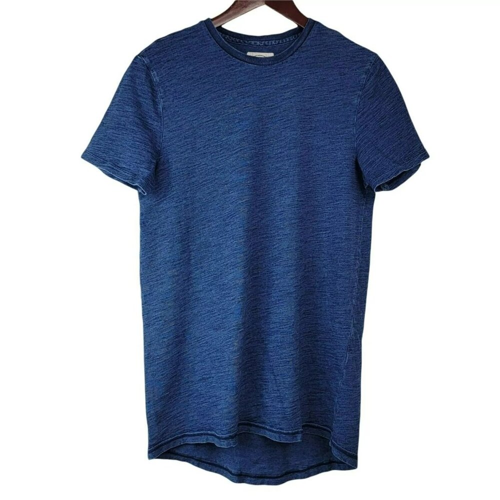 Birch Black Blue‎ Tshirt Mens Sz S Mineral Wash Crew Neck Basic Casual Shirt Top